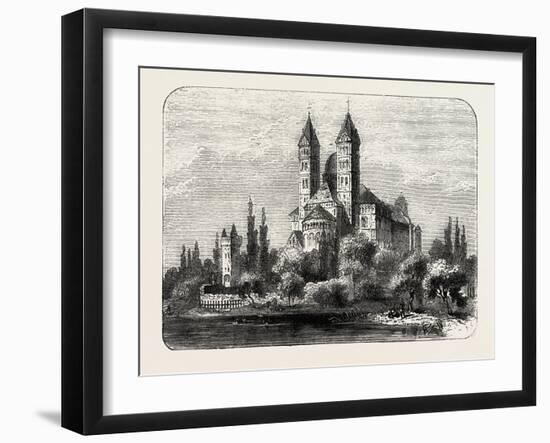 The Cathedral at Speyer Germany, 1882-null-Framed Giclee Print