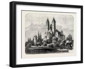 The Cathedral at Speyer Germany, 1882-null-Framed Giclee Print