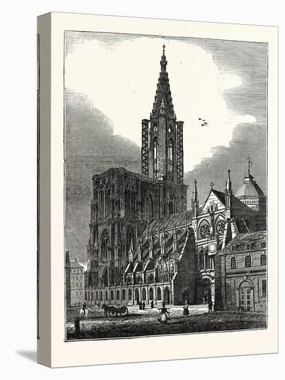 The Cathedral at Strasbourg France-null-Stretched Canvas