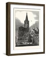 The Cathedral at Strasbourg France-null-Framed Giclee Print