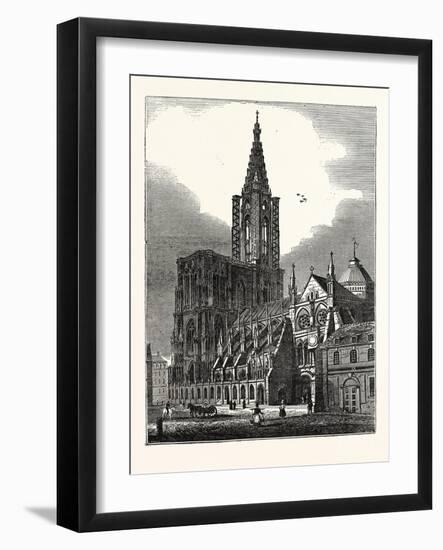 The Cathedral at Strasbourg France-null-Framed Giclee Print