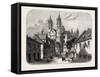 The Cathedral at Worms Germany, 1882-null-Framed Stretched Canvas