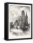 The Cathedral Coutances-null-Framed Stretched Canvas