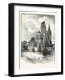 The Cathedral Coutances-null-Framed Giclee Print