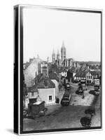 The Cathedral from the Square, Truro, Cornwall-null-Stretched Canvas