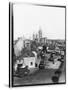 The Cathedral from the Square, Truro, Cornwall-null-Stretched Canvas