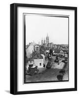 The Cathedral from the Square, Truro, Cornwall-null-Framed Photographic Print