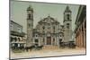 The Cathedral, Havana, Cuba, C1910-null-Mounted Giclee Print