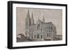 The Cathedral in Cologne from L'Illustrazione Italiana of 14th November 1880, Germany 19th Century-null-Framed Giclee Print