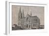 The Cathedral in Cologne from L'Illustrazione Italiana of 14th November 1880, Germany 19th Century-null-Framed Giclee Print