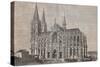 The Cathedral in Cologne from L'Illustrazione Italiana of 14th November 1880, Germany 19th Century-null-Stretched Canvas