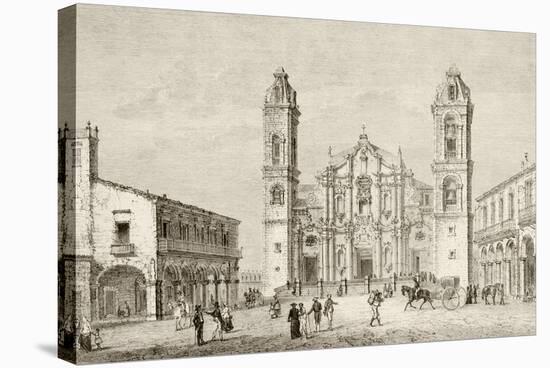 The Cathedral in Havana, Cuba-null-Stretched Canvas