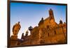 The Cathedral in Palermo at Night, Palermo, Sicily, Italy, Europe-Martin Child-Framed Photographic Print