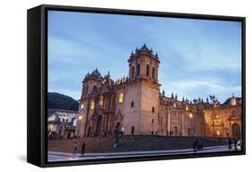 The Cathedral in Plaza De Armas, Cuzco, UNESCO World Heritage Site, Peru, South America-Yadid Levy-Framed Stretched Canvas