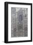 The Cathedral in Rouen, The Portal, Grey Weather, 1892-Claude Monet-Framed Art Print