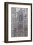 The Cathedral in Rouen, The Portal, Grey Weather, 1892-Claude Monet-Framed Art Print