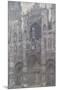 The Cathedral in Rouen, The Portal, Grey Weather, 1892-Claude Monet-Mounted Art Print