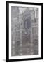 The Cathedral in Rouen, The Portal, Grey Weather, 1892-Claude Monet-Framed Art Print