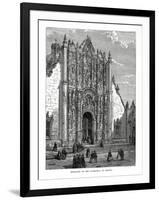 The Cathedral, Mexico City, Mexico, 19th Century-null-Framed Giclee Print