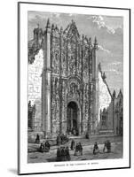 The Cathedral, Mexico City, Mexico, 19th Century-null-Mounted Giclee Print