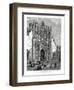 The Cathedral, Mexico City, Mexico, 19th Century-null-Framed Giclee Print