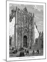 The Cathedral, Mexico City, Mexico, 19th Century-null-Mounted Giclee Print