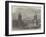 The Cathedral of Arequipa, a City Destroyed by the Earthquake in Peru-null-Framed Giclee Print