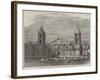 The Cathedral of Arequipa, a City Destroyed by the Earthquake in Peru-null-Framed Giclee Print