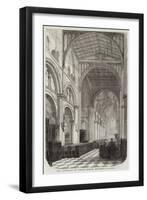 The Cathedral of Christ Church, Restored-null-Framed Giclee Print