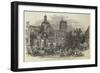 The Cathedral of Dieppe, Visit of the French Royal Family from the Chateau D'Eu-null-Framed Giclee Print