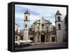 The Cathedral of Havana, Cuba, West Indies, Central America-John Harden-Framed Stretched Canvas