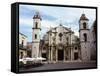 The Cathedral of Havana, Cuba, West Indies, Central America-John Harden-Framed Stretched Canvas