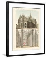 The Cathedral of Milan-null-Framed Giclee Print