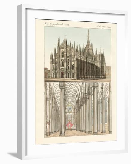 The Cathedral of Milan-null-Framed Giclee Print