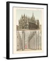 The Cathedral of Milan-null-Framed Giclee Print