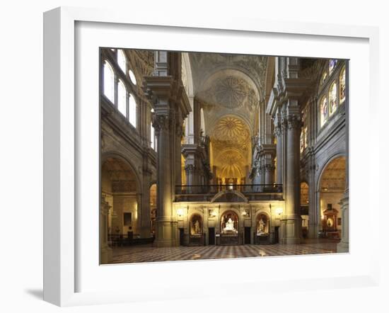 The Cathedral of Mßlaga Is a Renaissance Church in City of Mßlaga in Andalusia in Southern Spain-David Bank-Framed Photographic Print