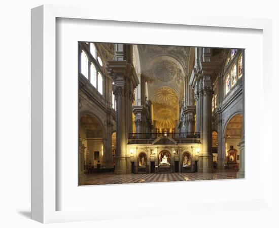 The Cathedral of Mßlaga Is a Renaissance Church in City of Mßlaga in Andalusia in Southern Spain-David Bank-Framed Photographic Print