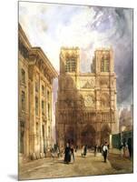 The Cathedral of Notre Dame, 1836-Thomas Shotter Boys-Mounted Giclee Print