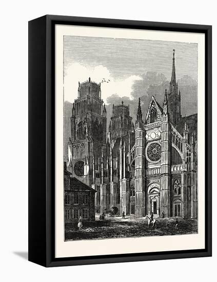 The Cathedral of Orleans, in France-null-Framed Stretched Canvas