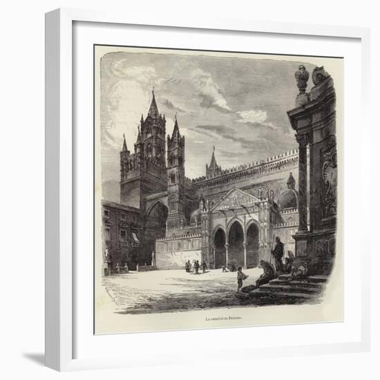 The Cathedral of Palermo-Gustave Bauernfeind-Framed Giclee Print