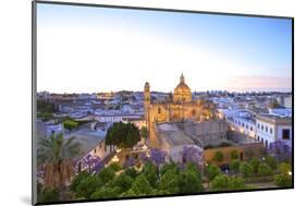 The Cathedral of San Salvador at Dusk-Neil Farrin-Mounted Photographic Print