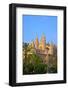The Cathedral of Santa Maria of Palma, Palma, Mallorca, Spain, Europe-Neil Farrin-Framed Photographic Print
