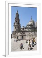 The Cathedral of Santiago de Compostela, UNESCO World Heritage Site, Santiago de Compostela, A Coru-Michael Snell-Framed Photographic Print