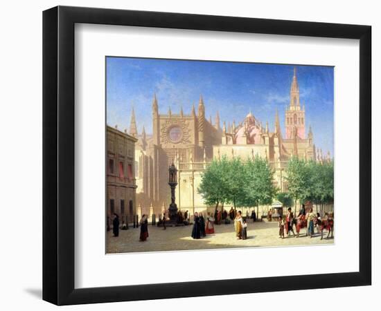 The Cathedral of Seville-Achille Zo-Framed Giclee Print