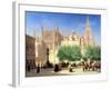 The Cathedral of Seville-Achille Zo-Framed Giclee Print