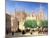 The Cathedral of Seville-Achille Zo-Mounted Giclee Print