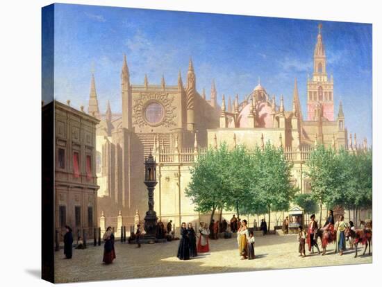 The Cathedral of Seville-Achille Zo-Stretched Canvas