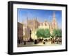 The Cathedral of Seville-Achille Zo-Framed Giclee Print