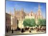 The Cathedral of Seville-Achille Zo-Mounted Giclee Print