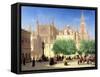 The Cathedral of Seville-Achille Zo-Framed Stretched Canvas